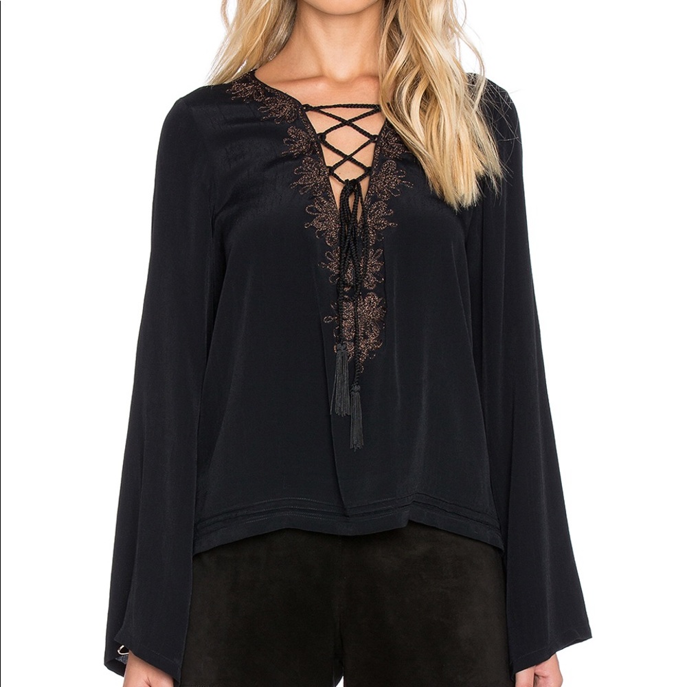 New Cleobella Gurita Bell Sleeve Top